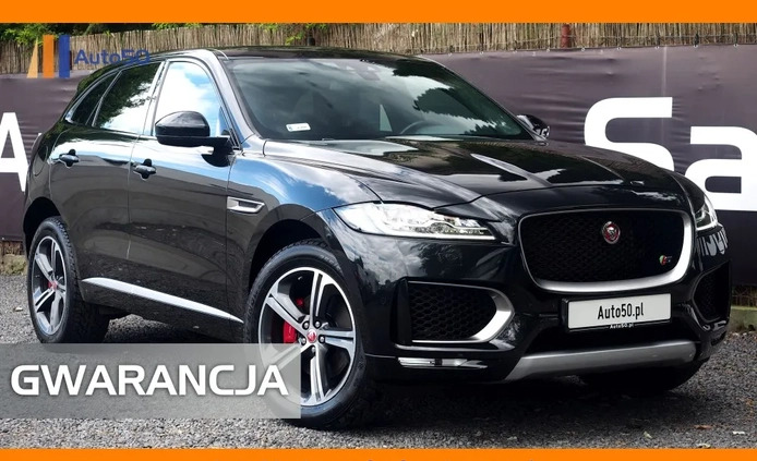 samochody osobowe Jaguar F-Pace cena 145555 przebieg: 97010, rok produkcji 2016 z Poznań